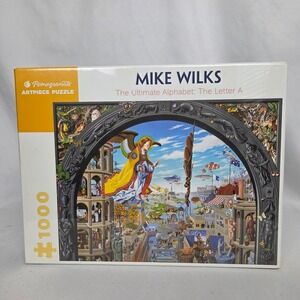 New Sealed Pomegranate Mike Wilks Ultimate Alphabet: The Letter A 1000 Pc Puzzle